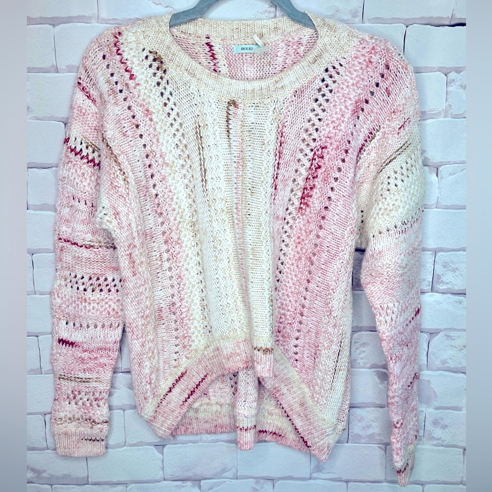 Kimchi Blue Sweater. Size small strawberry shortcake colors of creams and pinks